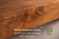 3er Set Würfel Eichenholzregal Rustikal Massiv Natur Wandregal Eichenbalken