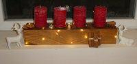 "Massive Weihnachtsfreude" Kerzenlicht für festliche Stimmung in der Adventszeit