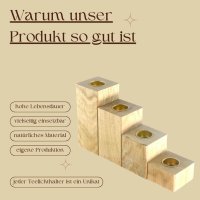 Teelichthalter 4er Set