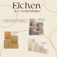 Teelichthalter 4er Set