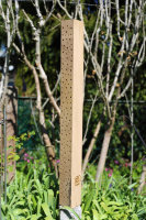 Kopie von Wildbienenhotel Stamm Eiche 100cm
