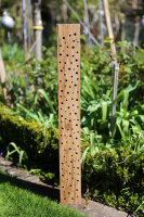 Kopie von Wildbienenhotel Stamm Eiche 25cm