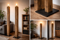 Metallfuß Bodenplatte DIY Altholz Lampe Gewicht Holz