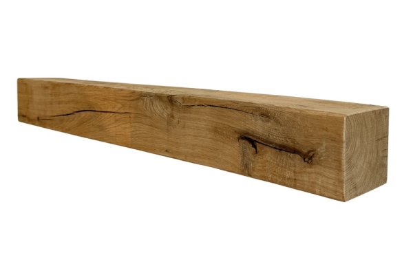 Wandregal aus Eichenholz – Nachhaltig, Rustikal, Massivholz 75cm